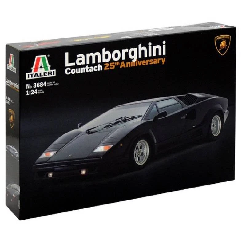 Modello Italeri 1/24 Lamborghini Countach 25th Anniversary, Riproduzione Fedele - Immagine 1 di 4