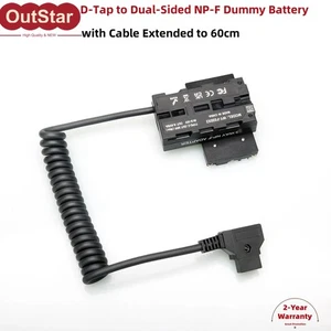 WY-F550X2 D-Tap to Dual-Sided NP-F Dummy Battery 3-Way NP-F Adapter #sz - Picture 1 of 2