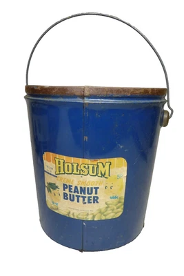 Cubo cubo lata mantequilla de maní HOLSUM 10 LB Foto 1 de 4