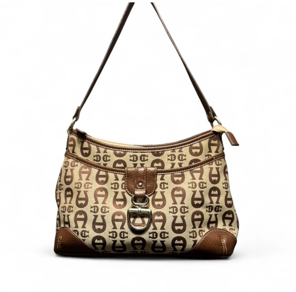 Cartera de hombro vintage para mujer Etienne Aigner Foto 1 de 4