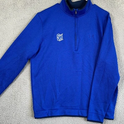 Sudadera Pullover Seton Hall Piratas Para Hombre Grande Azul Cuarto Cremallera Under Armour Foto 1 de 4