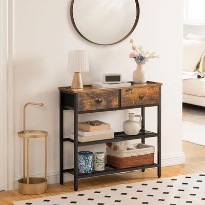 HOOBRO Console Table Entryway Table Sofa Table Side Table 29.5" x 9.4" x 29.5" - Image 1 of 4