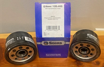 Filtros de aceite Stens 120-485 - Pack de dos filtros nuevos - Una caja abierta Foto 1 de 3