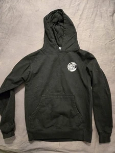 SANTA CRUZ Youth Hooded Sweathshirt Wave Dot Youth Skate Sweatshirt Black, MED - Picture 1 of 7