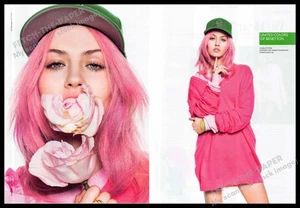 United Colors of Benetton 2010s Print Ad (2 pg) 2013 Legs Charlotte Free Unhate - Picture 1 of 1