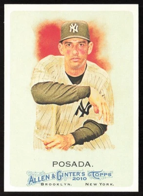 2010 Topps Allen & Ginter Jorge Posada #143 New York Yankees - Image 1 of 2