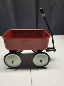 TELEFLORA Little Red Metal Wagon 5” alto miniatura regalo decorazione giocattolo da collezione - Foto 1 di 7