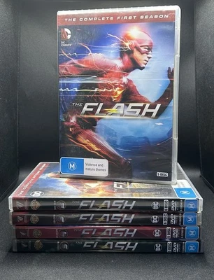 The Flash: Temporada 1 2 3 4 5 Boxset - DVD Región 4 - Serie de TV DC Comics - Aus Foto 1 de 4