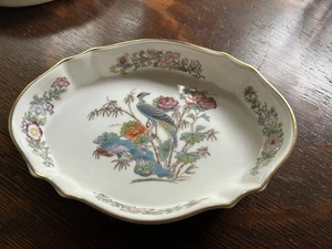 Wedgwood Bone China England Kutani Kranich 4,5" ovale Pin Schmuckschale - Bild 1 von 6