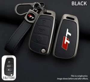 GUSCIO PORTACHIAVI AUDI TT - PELLE - LEGA DI ZINCO NERO - Foto 1 di 2