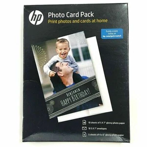 HP Photo Cards Packs Lot of 4 Print Your Own Make Your Own Cards with Envelopes - Picture 1 of 5