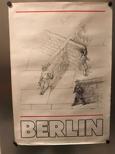Poster West Berlin Vintage Hans Hillmann Rarität original 80er Jahre 40x60cm - Bild 1 von 2