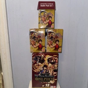 One Piece Double Pack Empty Box Displays DP1 DP2 OP04 OP05 - Picture 1 of 6