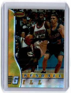 1996-97 Bowman's Best Atomic Refractor Kendall Gill New Jersey Nets #13