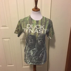 Duck Dynasty Screen Print Shirt Olive Green Size S - Small - Picture 1 of 4