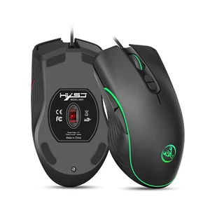 A867RGB luminous gaming mouse wired programming mouse four-speed adjustable - Picture 1 of 5