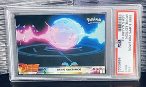 Pokemon Topps 1999 Movie Edition Mewtwo Ash’s Sacrifice #36 PSA 9 MINT LOW POP - Picture 1 of 2