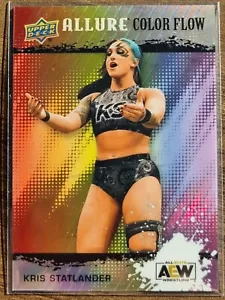2022 AEW Kris Statlander FULL RAINBOW ACHIEVEMENT ALLURE Color Flow Card #86176 - Picture 1 of 2