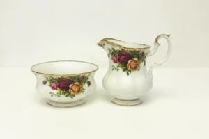 Royal Albert - Old Country Roses, large sugar and creamer. Made in England (2) - Picture 1 of 7
