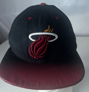 Miami Heat Mitchell & Ness Hat Cap NBA Logo Snapback Under Brim Logo - Picture 1 of 3