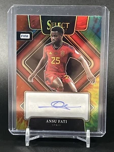 2022-23 Panini Select Fifa Soccer Signatures Tie-Dye #Ansu Fati Spain 21/25 - Bild 1 von 2