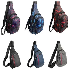 Small Chest Bag Pack Sport Shoulder Sling Cross Body Bag Travel Outdoor Backpack - Picture 1 of 41