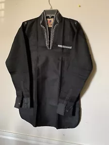 Stile indiano/pakistano Pathan I Kurta circonferenza petto: 42"" taglia corpo:38"". - Foto 1 di 2