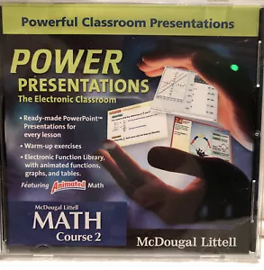 New McDougal Littell Math Course 2 PowerPoint Warm-up Graphs Exercises Test Prep - Picture 1 of 6