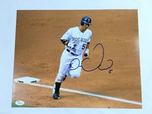 Carlos Gonzalez Signed 11x14 Photo Rockies JSA - Picture 1 of 2