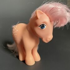 Vtg 1982 Cotton Candy G1 My Little Pony Hasbro Peachy Pink White Spots on Rear