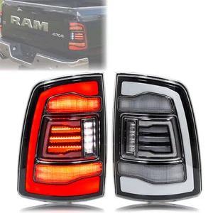 LED Tail Lights for Dodge Ram 2009-2018 4th Gen 1500 Clear Rear Lamps Assembly - Picture 1 of 5