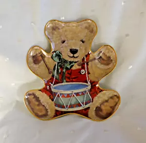 Franklin Mint Little Drummer Teddy Bear Plate - Picture 1 of 2