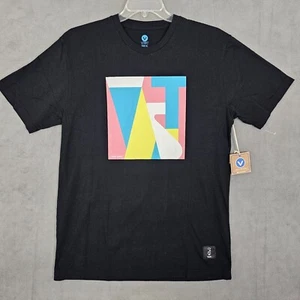 VAST Camisa Para Hombres XL Negra Camiseta Deletrear Vast Life Surf Patinador Senderismo Hawaiano - Imagen 1 de 16