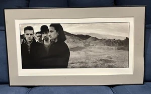 Signed Large U2 “The Joshua Tree” Photo Cover Lithograph, 1990 - Picture 1 of 10