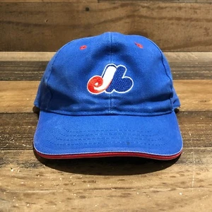 Vintage Montreal Expos Hat Strapback Cap Little Kids Blue Puma MLB Baseball READ - Picture 1 of 12