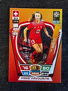 ADRENALYN CARD PANINI FIFA WOMEN WC 2023 FANS FAVORITE LIA WALTI SWISSE # 273