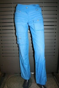 VERO MODA Mujer Combat Vaqueros Marcia Bolsillo Pant Azul Brillante De - Imagen 1 de 10