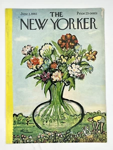 Original June 3, 1961 New Yorker Cover: Spring Gardening, flower arrangements - Picture 1 of 1
