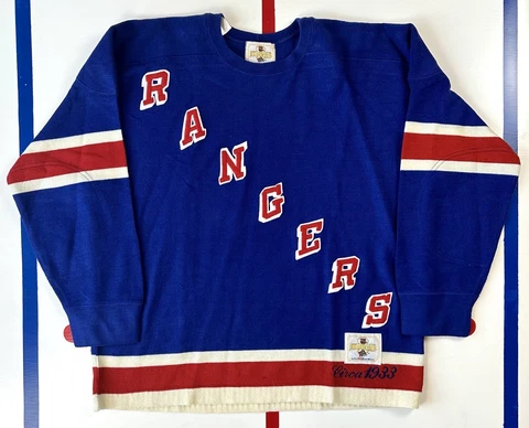 New York Rangers 1st Generation CCM Heritage Sweater NHL Hockey Jersey Vintage Cover