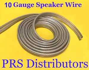 Cable de altavoz verdadero calibre 10 de 5 pies AWG sistemas de audio para automóvil para DJ en casa - Imagen 1 de 6