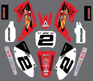 Kit Gráfico para Honda CR250 CR 250 2002-2015 Calcomanías Pegatinas - Imagen 1 de 1