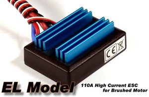 EL Model 110A RC Ship & Boat R/C Hobby Brushed Motor Speed Controller ESC SE082 - Picture 1 of 3