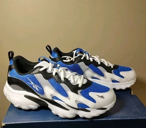 Reebok DMX 1000 Size 9 White Blue And Black Running - Picture 1 of 15