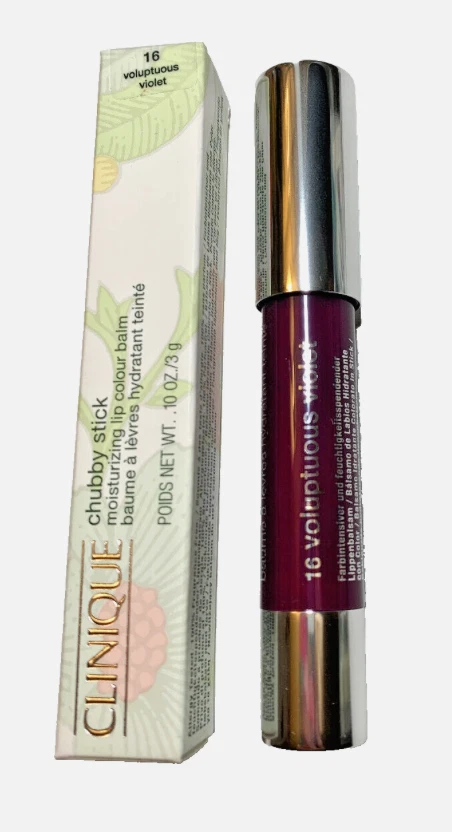 Lápiz labial hidratante Clinique Chubby Stick color bálsamo 16 VIOLETA VOLUPTUOSO Foto 1 de 1
