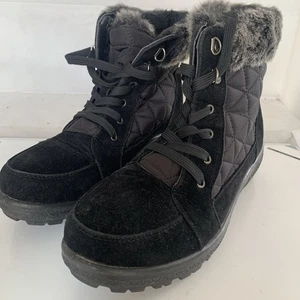 Damen Winterstiefel Suade und Mix Größe 8UK (A5) - Bild 1 von 13