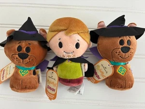 Hallmark 3x Itty Bittys Scooby-doo Shaggy Plüsch 5 Zoll Neu mit Etikett - Bild 1 von 2