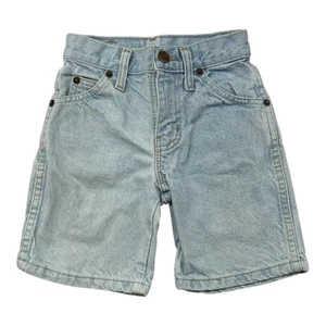 Vintage Faded Glory Denim Jean Shorts Jorts Kids Size 6 Made In USA - Picture 1 of 11