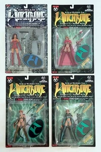 MEDIEVAL WITCHBLADE SARA PEZZINI ACTION FIGURES (x4) TOP COW MOORE COLLECTIBLES - Picture 1 of 21