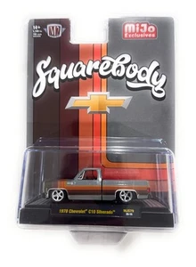 1978 Chevrolet C10 Silverado Squarebody Pickup Truck Grey 1:64 M2 31500-MJS79-6B - Picture 1 of 7