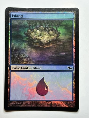 Island () Shadowmoor 286 Foil MTG Card LP-NM - Image 1 of 2